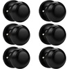 image:imageProbrico Flat Ball Single Dummy Door Knobs NonTurning Interior Door Handles Oil Rubbed Bronze 10 PackBlack