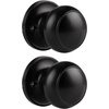 image:imageProbrico Flat Ball Single Dummy Door Knobs NonTurning Interior Door Handles Oil Rubbed Bronze 10 PackBlack