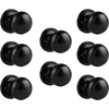 image:imageProbrico Flat Ball Single Dummy Door Knobs NonTurning Interior Door Handles Oil Rubbed Bronze 10 PackBlack