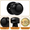 image:imageProbrico Flat Ball Single Dummy Door Knobs NonTurning Interior Door Handles Oil Rubbed Bronze 10 PackBlack