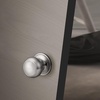 image:imageProbrico Flat Ball Single Dummy Door Knobs NonTurning Interior Door Handles Oil Rubbed Bronze 10 PackBrushed Nickel