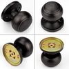image:imageProbrico Flat Ball Single Dummy Door Knobs NonTurning Interior Door Handles Oil Rubbed Bronze 10 PackOil Rubbed Bronze