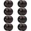 image:imageProbrico Flat Ball Single Dummy Door Knobs NonTurning Interior Door Handles Oil Rubbed Bronze 10 PackOil Rubbed Bronze