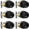 image:imageProbrico Flat Black Privacy Door Knobs Keyless Interior Knobs for Bedroom Bathroom Round Ball BathBed Door Knobs4 PackBlack