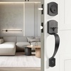 image:imageProbrico Front Door Lock Set Satin Nickel Door Handle Set Entry Door Locksets with Deadbolt Single Cylinder Front Door Handle and Deadbolt Set 1 SetOil Rubbed Bronze