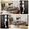 image:imageProbrico Front Door Lock Set Satin Nickel Door Handle Set Entry Door Locksets with Deadbolt Single Cylinder Front Door Handle and Deadbolt Set 1 SetPolished Chrome