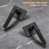 image:imageProbrico Gold Door Handle Knurled Lever Heavy Duty Interior Door Handles for Bedroom Bathroom Reversible Left amp Right Handed Gold Privacy Door HandleMatte Black