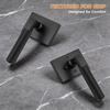 image:imageProbrico Gold Door Handle Knurled Lever Heavy Duty Interior Door Handles for Bedroom Bathroom Reversible Left amp Right Handed Gold Privacy Door HandleMatte Black