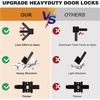 image:imageProbrico Gold Privacy Door Handle Lockset Heavy Duty Interior Door Lever for Bedroom Reversible Keyless Handleset Door Knob 5 PackBlack