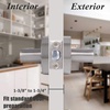 image:imageProbrico Heavy Duty Passage Door Levers Satin Nickel Door Locksets for LeftRight Handing Hall and Closet Handles 6 Pack