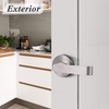 image:imageProbrico Heavy Duty Passage Door Levers Satin Nickel Door Locksets for LeftRight Handing Hall and Closet Handles 6 Pack