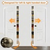 image:imageProbrico Interior Hallway Door Knobs for Hall or Closet Flat Ball Black Passage Door KnobsAntique Brass