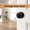 image:imageProbrico Interior Hallway Door Knobs for Hall or Closet Flat Ball Black Passage Door KnobsBlack