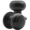 image:imageProbrico Interior Hallway Door Knobs for Hall or Closet Flat Ball Black Passage Door KnobsBlack