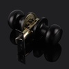 image:imageProbrico Interior Hallway Door Knobs for Hall or Closet Flat Ball Black Passage Door KnobsBlack