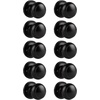 image:imageProbrico Interior Hallway Door Knobs for Hall or Closet Flat Ball Black Passage Door KnobsBlack