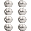 image:imageProbrico Interior Hallway Door Knobs for Hall or Closet Flat Ball Black Passage Door KnobsBrushed Nickel