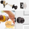 image:imageProbrico Interior Hallway Door Knobs for Hall or Closet Flat Ball Black Passage Door KnobsOil Rubbed Bronze