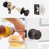 image:imageProbrico Interior Hallway Door Knobs for Hall or Closet Flat Ball Black Passage Door KnobsOil Rubbed Bronze