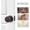 image:imageProbrico Interior Hallway Door Knobs for Hall or Closet Flat Ball Black Passage Door KnobsOil Rubbed Bronze
