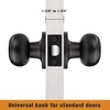image:imageProbrico Interior Hallway Door Knobs for Hall or Closet Flat Ball Black Passage Door KnobsOil Rubbed Bronze