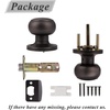 image:imageProbrico Interior Hallway Door Knobs for Hall or Closet Flat Ball Black Passage Door KnobsOil Rubbed Bronze