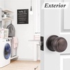 image:imageProbrico Interior Hallway Door Knobs for Hall or Closet Flat Ball Black Passage Door KnobsOil Rubbed Bronze