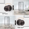 image:imageProbrico Interior Hallway Door Knobs for Hall or Closet Flat Ball Black Passage Door KnobsOil Rubbed Bronze