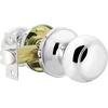 image:imageProbrico Interior Hallway Door Knobs for Hall or Closet Flat Ball Black Passage Door KnobsPolished Chrome