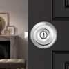 image:imageProbrico Interior Hallway Door Knobs for Hall or Closet Flat Ball Black Passage Door KnobsPolished Chrome