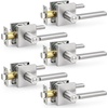 image:imageProbrico Interior Passage Door Handles 10 Pack Brushed Nickel NonLocking Square Levers for Closet Hallway Reversible Heavy Duty HardwareBrushed Nickel