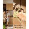 image:imageProbrico Interior Passage Door Handles 10 Pack Brushed Nickel NonLocking Square Levers for Closet Hallway Reversible Heavy Duty HardwareGold