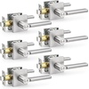 image:imageProbrico Interior Passage Door Handles 10 Pack Polished Chrome NonLocking Square Levers for Closet Hallway Reversible Heavy Duty HardwareBrushed Nickel