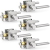 image:imageProbrico Interior Passage Door Handles 10 Pack Polished Chrome NonLocking Square Levers for Closet Hallway Reversible Heavy Duty HardwareBrushed Nickel