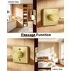 image:imageProbrico Interior Passage Door Handles 10 Pack Polished Chrome NonLocking Square Levers for Closet Hallway Reversible Heavy Duty HardwareGold