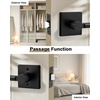 image:imageProbrico Interior Passage Door Handles 10 Pack Polished Chrome NonLocking Square Levers for Closet Hallway Reversible Heavy Duty HardwareMatte Black