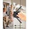 image:imageProbrico Interior Passage Door Handles 10 Pack Polished Chrome NonLocking Square Levers for Closet Hallway Reversible Heavy Duty HardwareMatte Black