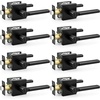 image:imageProbrico Interior Passage Door Handles 10 Pack Polished Chrome NonLocking Square Levers for Closet Hallway Reversible Heavy Duty HardwareMatte Black