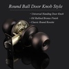 image:imageProbrico Keyed Alike Entry Door Knobs Black Keyed Entry Locksets Round Interior Door Knobs with Lock and Keys3 PackOil Rubbed Bronze