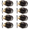 image:imageProbrico Keyed Alike Entry Door Knobs Black Keyed Entry Locksets Round Interior Door Knobs with Lock and Keys3 PackOil Rubbed Bronze