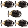 image:imageProbrico Keyed Alike Entry Door Knobs Black Keyed Entry Locksets Round Interior Door Knobs with Lock and Keys3 PackOil Rubbed Bronze