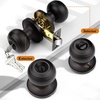 image:imageProbrico Keyed Entry Door Knob with Lock and Same Key Keyed Alike Door Locksets Exterior Interior Door Knobs Oil Rubbed Bronze 5 PackOil Rubbed Bronze