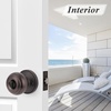 image:imageProbrico Keyed Entry Door Knob with Lock and Same Key Keyed Alike Door Locksets Exterior Interior Door Knobs Oil Rubbed Bronze 5 PackOil Rubbed Bronze