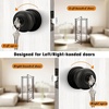 image:imageProbrico Keyed Entry Door Knob with Lock and Same Key Keyed Alike Door Locksets Exterior Interior Door Knobs Oil Rubbed Bronze 5 PackOil Rubbed Bronze