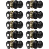 image:imageProbrico Keyless Privacy Door Knobs with LockInterior Door Locks for Bedroom BathroomBall Shape Door Lockset in Oil Rubbed Bronze Finish5 PackBlack