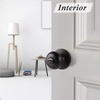 image:imageProbrico Keyless Privacy Door Knobs with LockInterior Door Locks for Bedroom BathroomBall Shape Door Lockset in Oil Rubbed Bronze Finish5 PackOil Rubbed Bronze