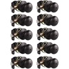 image:imageProbrico Keyless Privacy Door Knobs with LockInterior Door Locks for Bedroom BathroomBall Shape Door Lockset in Oil Rubbed Bronze Finish5 PackOil Rubbed Bronze