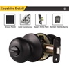 image:imageProbrico Keyless Privacy Door Knobs with LockInterior Door Locks for Bedroom BathroomBall Shape Door Lockset in Oil Rubbed Bronze Finish5 PackOil Rubbed Bronze