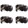 image:imageProbrico Keyless Privacy Door Knobs with LockInterior Door Locks for Bedroom BathroomBall Shape Door Lockset in Oil Rubbed Bronze Finish5 PackOil Rubbed Bronze