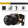 image:imageProbrico Keyless Privacy Door Knobs with LockInterior Door Locks for Bedroom BathroomBall Shape Door Lockset in Oil Rubbed Bronze Finish5 PackOil Rubbed Bronze